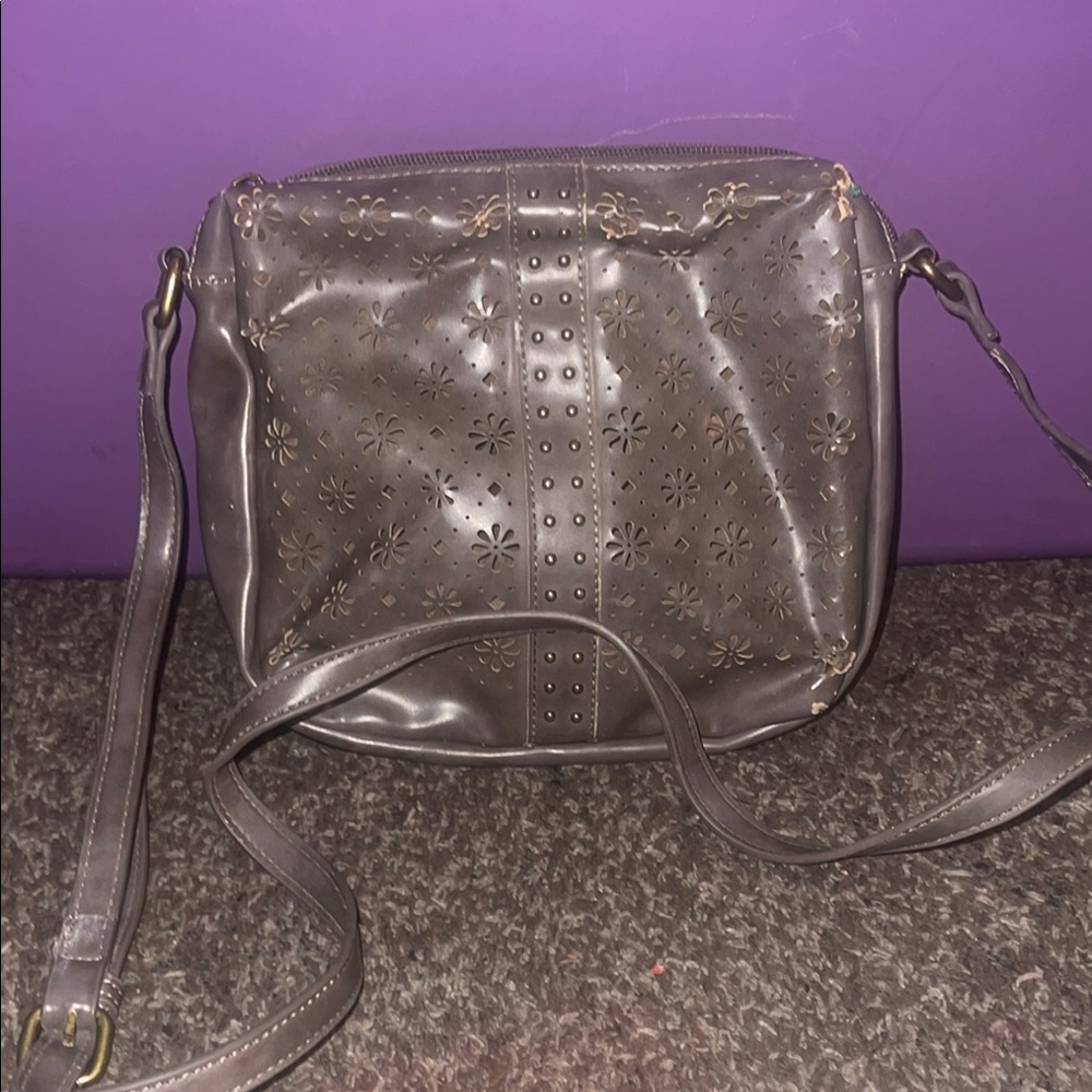 Brown leather bad